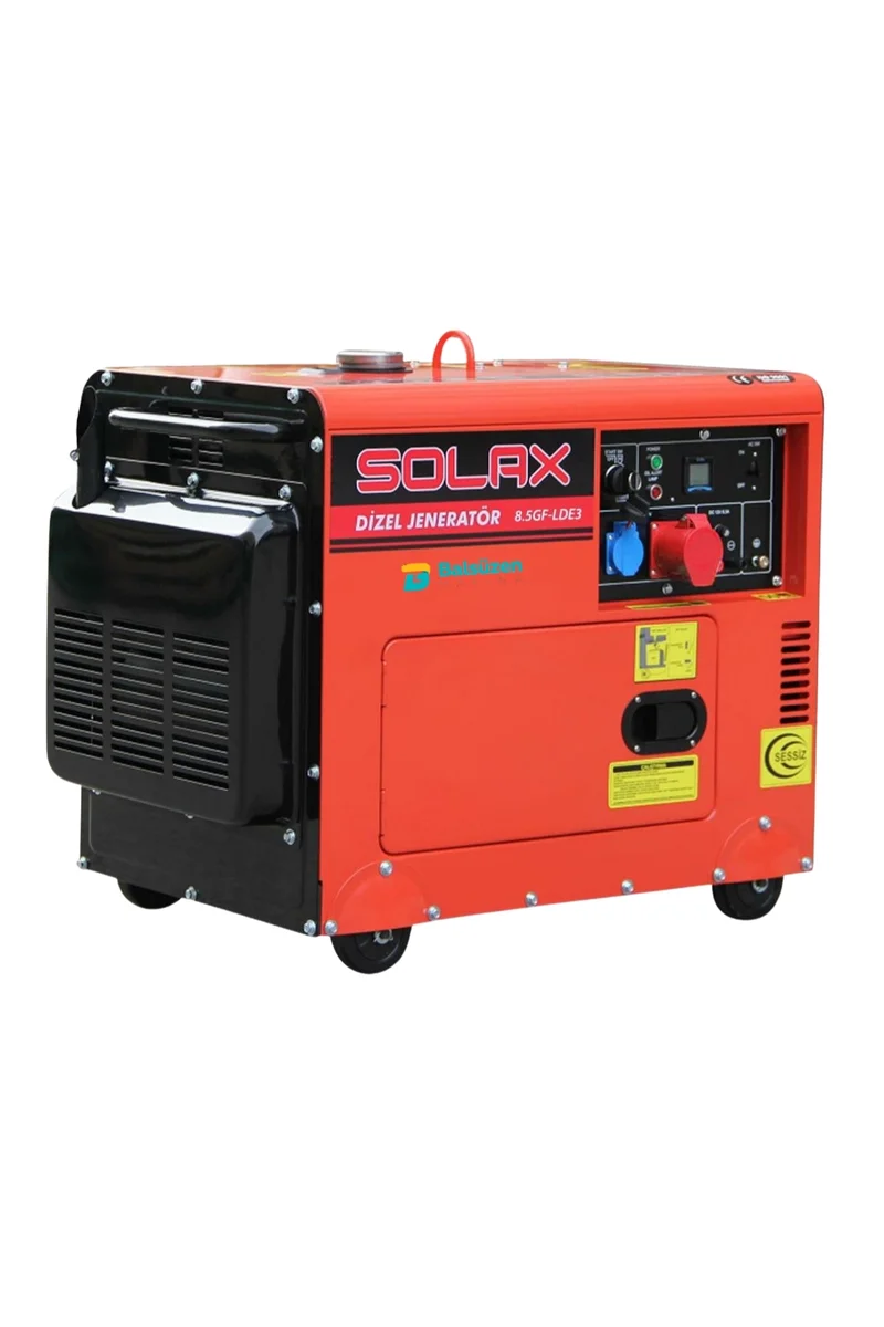 Solax 8.5GF-LDE3 Trifaze Kabinli Marşlı  Dizel Jeneratör 1