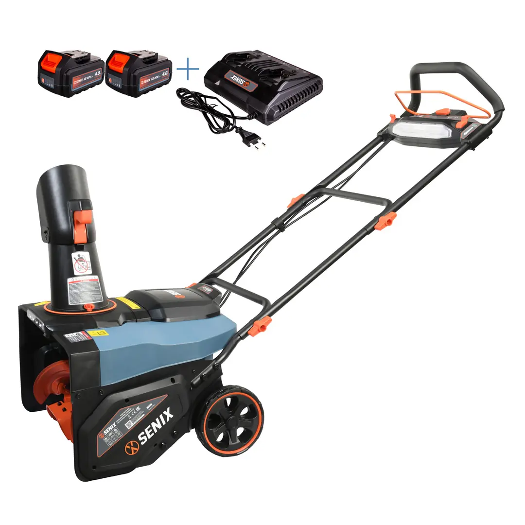 Senix STX2-M1-EU Akülü Kar Küreme Makinesi 2x4.0Ah 53 cm